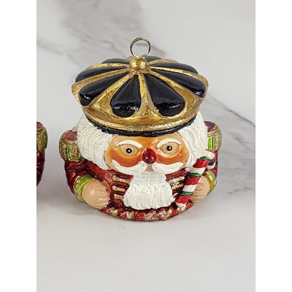 Christopher Radko Nutcracker Crunch Place Card Holder 2 1/4" Resin Holidays x4 - Picture 8 of 16